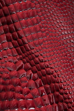 Load image into Gallery viewer, Red Luxe Croc Jacket
